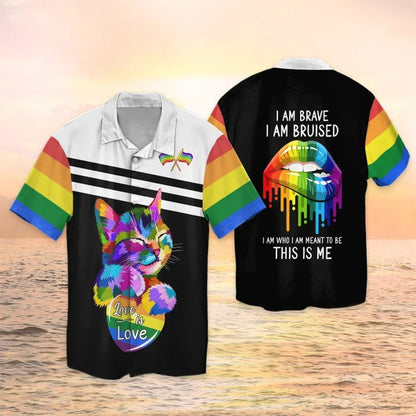 LGBT Cat Lovers I Am Bruised 3D Shirt, Lgbt Life, Pride Month Shirt TO2735