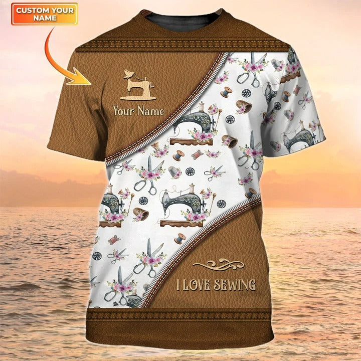 Personalized 3D All Over Print Sewing Pattern Shirts, Gift For Sewing Lover, Tshirt For Tailors TO2349