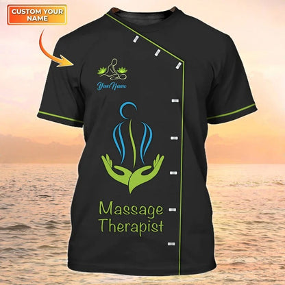 Massage Therapist Shirt Massage Therapy Custom Uniform TO2426