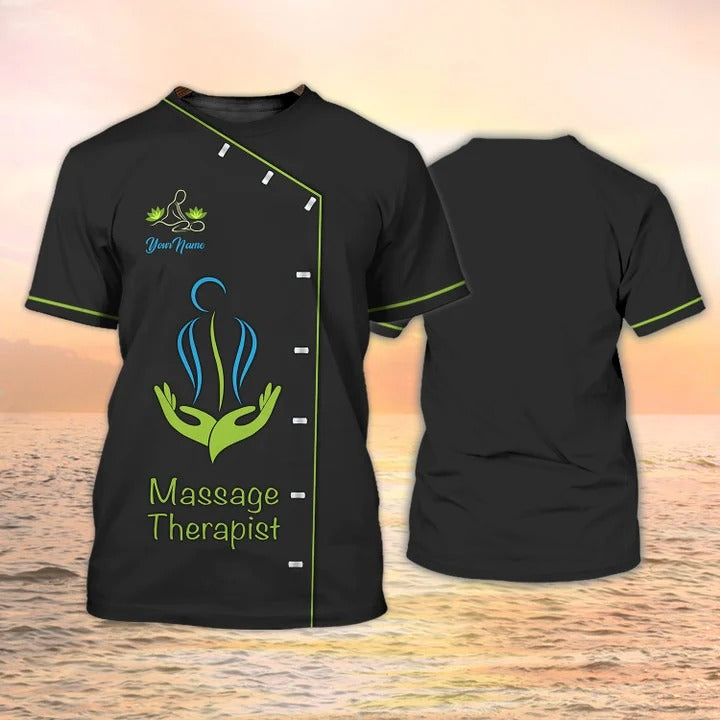 Massage Therapist Shirt Massage Therapy Custom Uniform TO2426