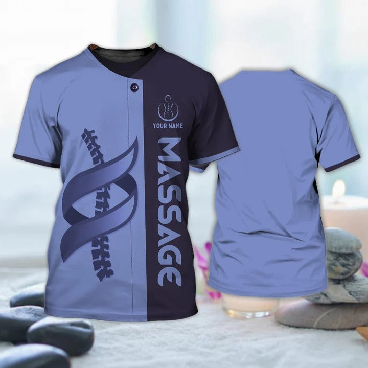 Custom Massage Therapy T Shirts Massage Therapist Apparel Massage Shirt TO2488