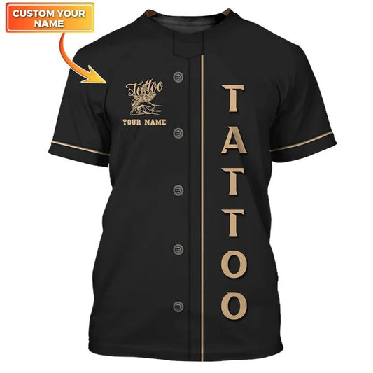 Tattoo Artist Personalized 3D Shirt Classic Tattoo Uniform, Tattoo Shop Tshirt TO2720