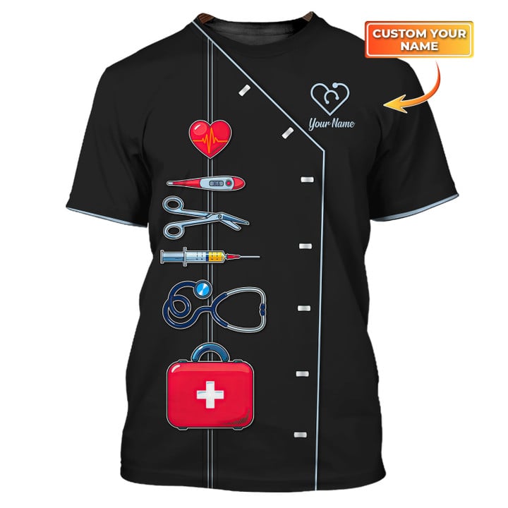 Nursing Tools T-shirt Custom Nurse Uniform Nurse, Nurse Shirt for Women TO3168