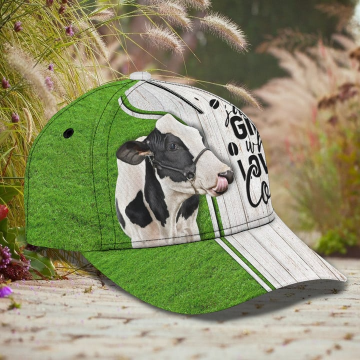 Just A Girl Who Loves Cow Personalized Name 3D Cap CA0454