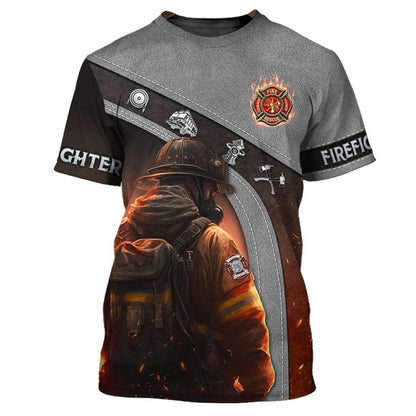 Firefighter Shirts Once A Firefighter Always A Firefighter 3D Shirt TO3304