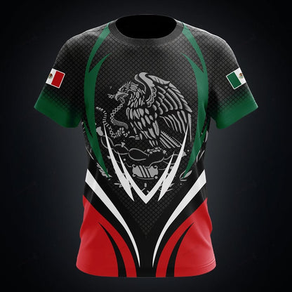 Custom Name Mexico Football Shirts, Personalized 3D All Over Print Shirt For Men, Mexico Shirt, Football Shirt TO3072