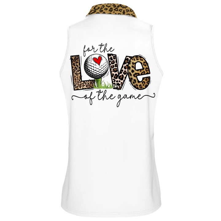 3D All Over Print For The Love Golf Of The Game Leopard Golf Love Polo Shirt For Women SO0686