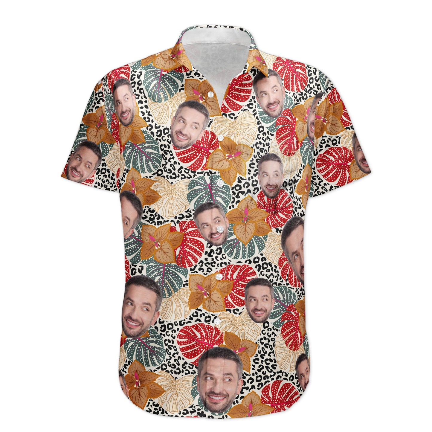 Custom Face - Personalized Photo Hawaiian Shirt HA0007