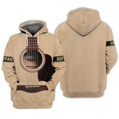 3D All Over Printing Shirt Hoodie Guitar Classic, Guitar Acoustic Hoodie, Gifts For Guitar Man TO0184