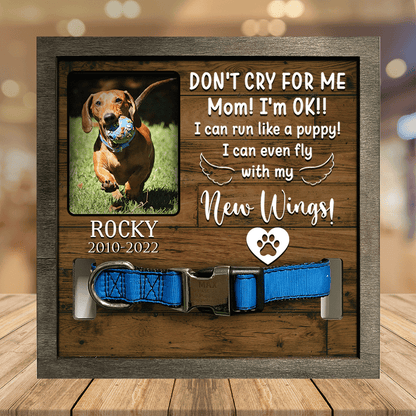 A Dachshund Pet Picture Frames Memorial Dog hardest to say goodbye Dog Lover Gift, Memorial Gifts SO0350