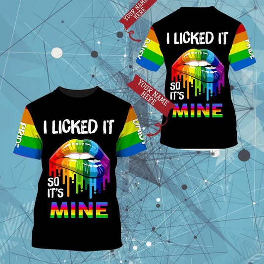 Custom 3D All Over Printed Pride Shirt For Gaymer, Gift For Lesbian, 3D Shirt For Pride LO0849