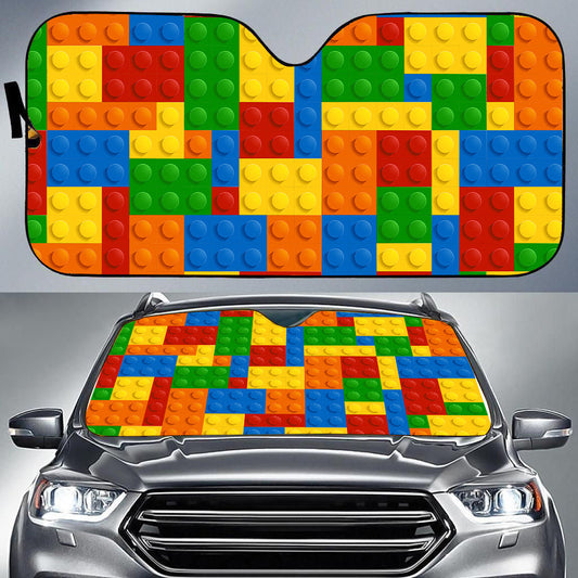 Colorful Kids Lego Car Sun Shade Cover Auto Windshield Lasfour SO0400