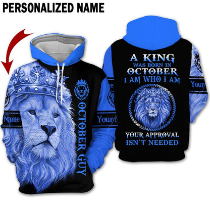 Personalized Name Birthday Outfit October Guy 3D All Over Printed Outfit 98 Birthday Shirt TO2844