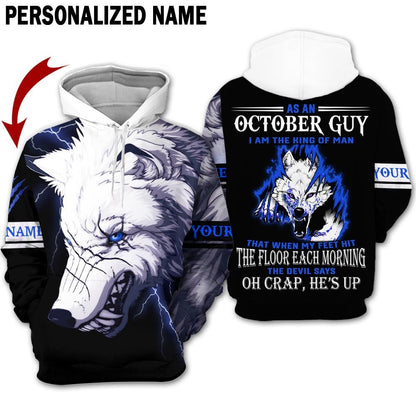 Personalized Name Birthday Outfit October Guy 3D All Over Printed Outfit 408 Birthday Shirt TO2847