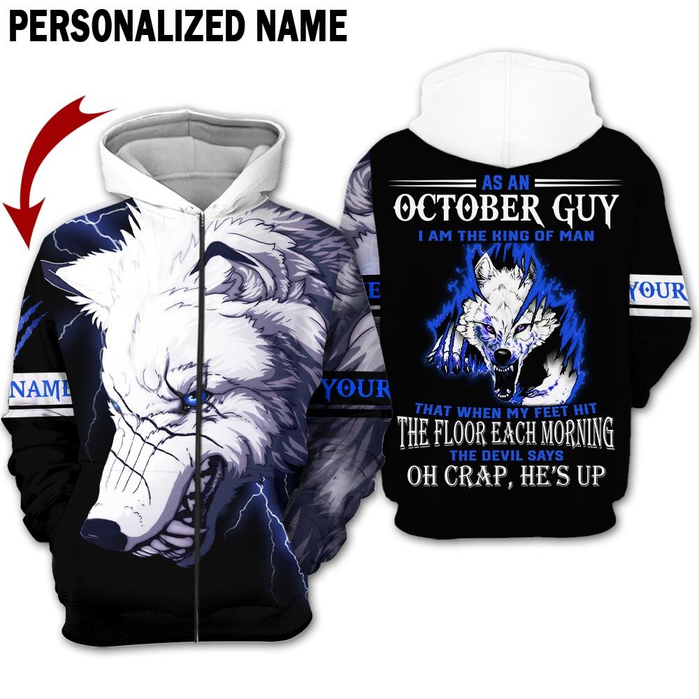 Personalized Name Birthday Outfit October Guy 3D All Over Printed Outfit 408 Birthday Shirt TO2847