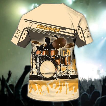 3D All Over Print Drum Shirt Men Women, To My Boyfriend Drummer, Drummer Gifts, Musician Gift TO2525