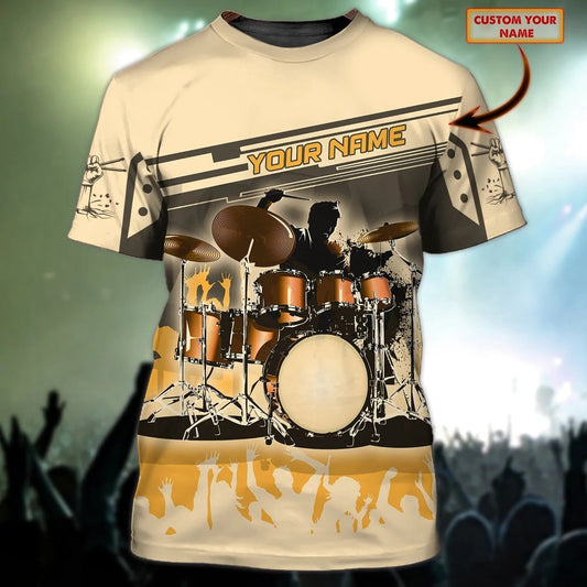 3D All Over Print Drum Shirt Men Women, To My Boyfriend Drummer, Drummer Gifts, Musician Gift TO2525