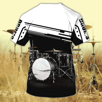 Custom 3D All Over Print Drummer Shirt, t shirt for drummer, Drummer Gifts TO2523