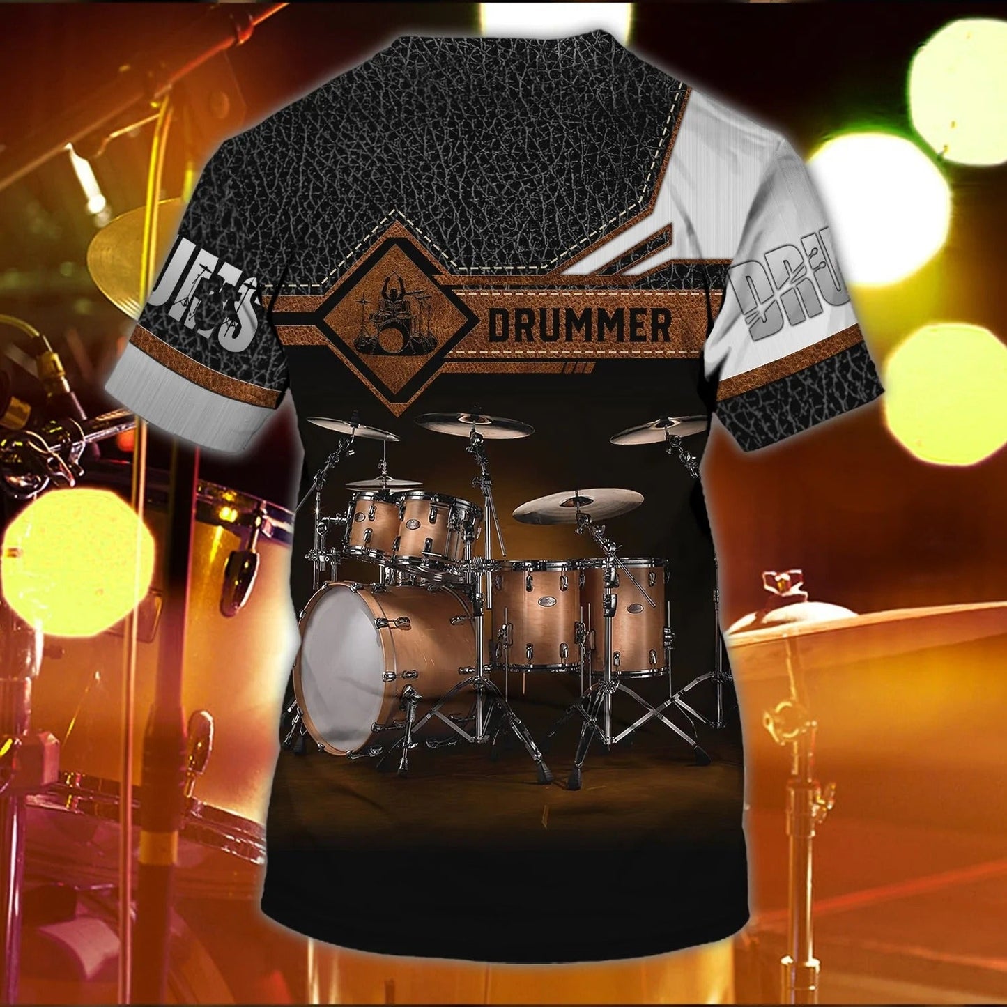 Custom Name 3D Drum Shirt, Best Gift For Drummer, Drummer Tshirt TO2518