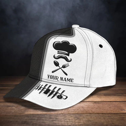 Personalized Chef Cap for Chef Colleague, 3D Classic Cap All Over Printed for Chef SO0170