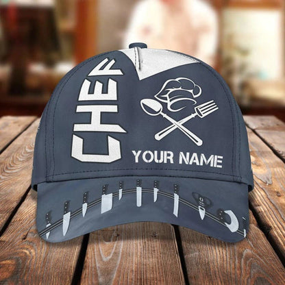 Personalized Chef Cap for Chef Colleague, 3D Classic Cap All Over Printed for Chef SO0170