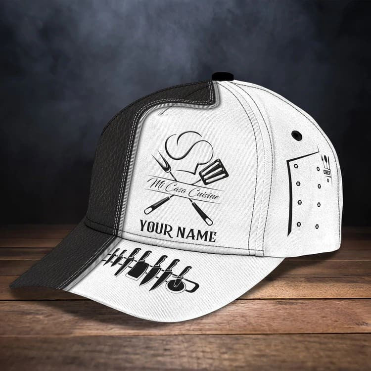 Personalized Chef Cap for Chef Colleague, 3D Classic Cap All Over Printed for Chef SO0170