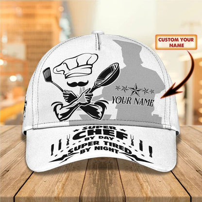 Personalized Chef Cap for Chef Colleague, 3D Classic Cap All Over Printed for Chef SO0170