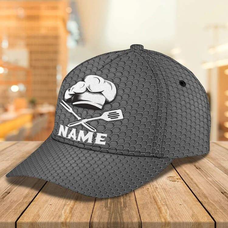 Personalized Chef Cap for Chef Colleague, 3D Classic Cap All Over Printed for Chef SO0170