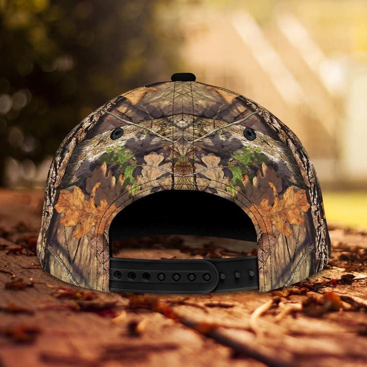 Personalized Deer Hunting Cap Gift for Dad and Son, 3D Classic Cap All Over Printed for Hunters SO0171