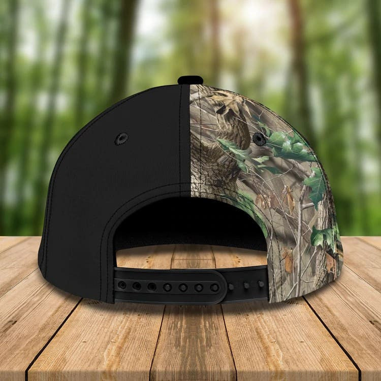 Personalized Deer Hunting Cap Gift for Dad and Son, 3D Classic Cap All Over Printed for Hunters SO0171