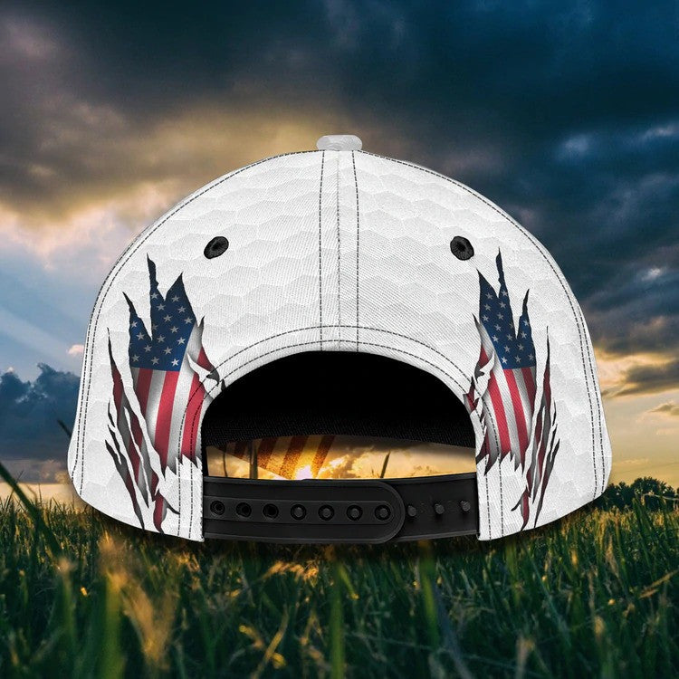 4th of July Personalized Golf Cap for Men 3D All Over Printed for Golf Players CO0011