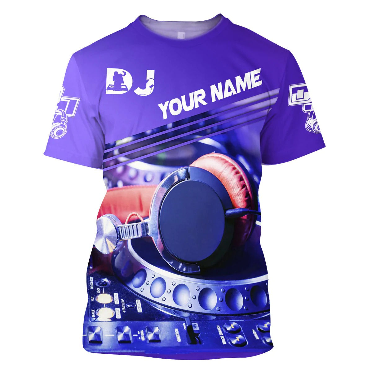 Personalized 3D Print Disc Jockey Hoodie, DJ Shirt For Musican, DJ Lover Gift TO0071