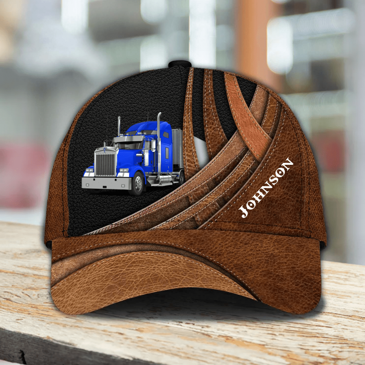 Personalized Truck Driver Cap 3D All Over Prints for Trucker, Gift for Dad Birthday, Father's Day Cap SO0038