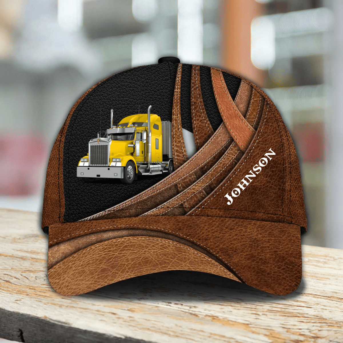 Personalized Truck Driver Cap 3D All Over Prints for Trucker, Gift for Dad Birthday, Father's Day Cap SO0038