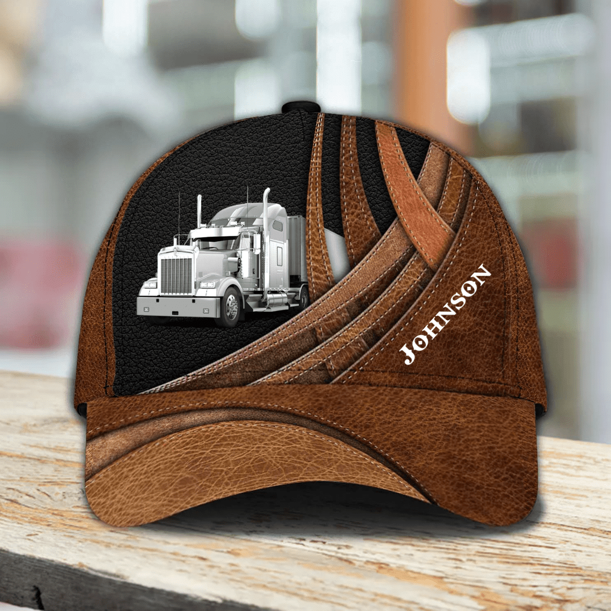 Personalized Truck Driver Cap 3D All Over Prints for Trucker, Gift for Dad Birthday, Father's Day Cap SO0038