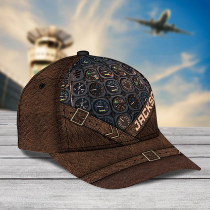 Personalized Pilot Classic Cap, Pilot Hat for Father, Gift for Dad from Daughter and Son SO0167