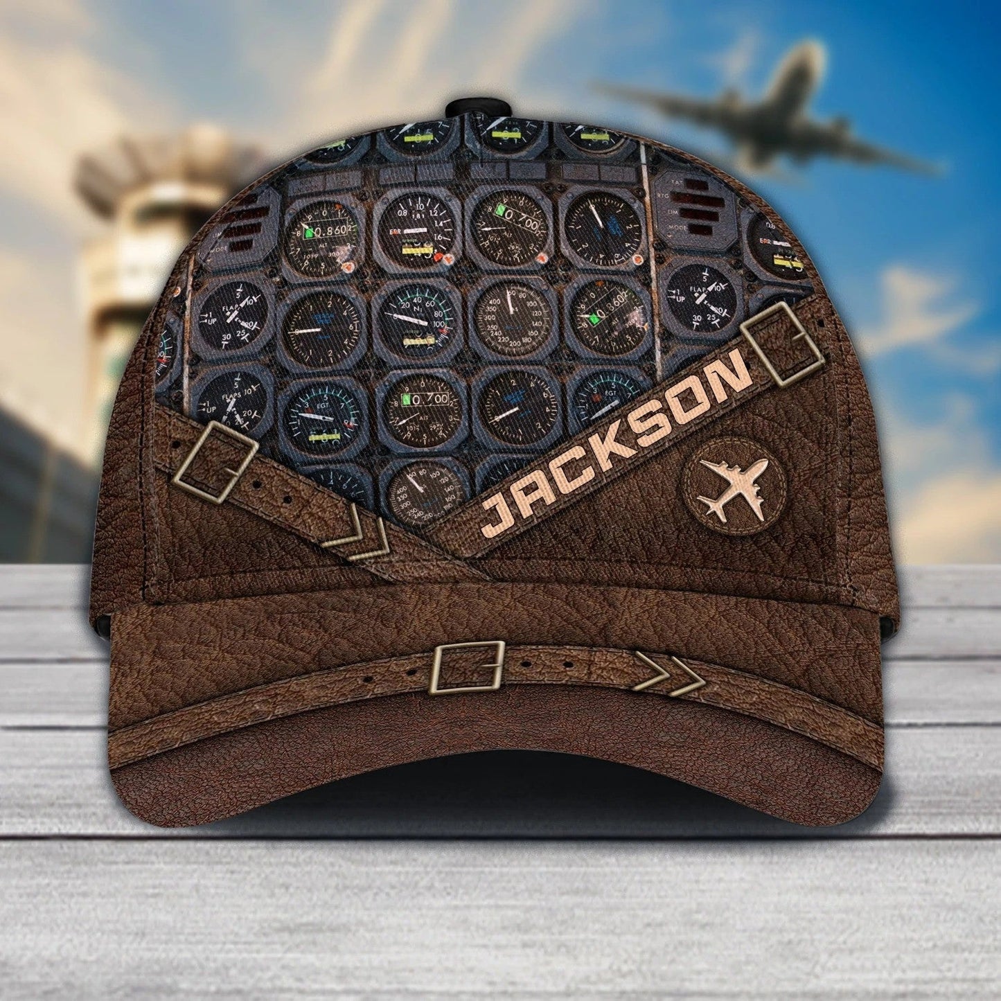 Personalized Pilot Classic Cap, Pilot Hat for Father, Gift for Dad from Daughter and Son SO0167