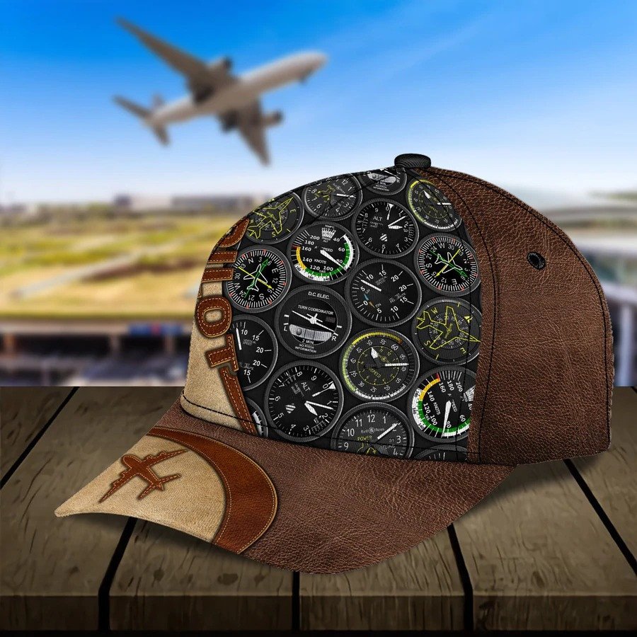 Personalized Pilot Classic Cap, Pilot Hat for Father, Gift for Dad from Daughter and Son SO0167