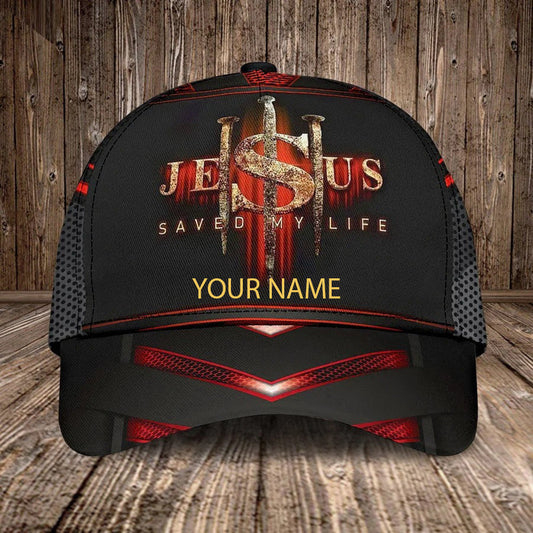 Personalized Jesus Save of My Life Cap, Jesus Cap for Christian Who believe in Jesus SO0411