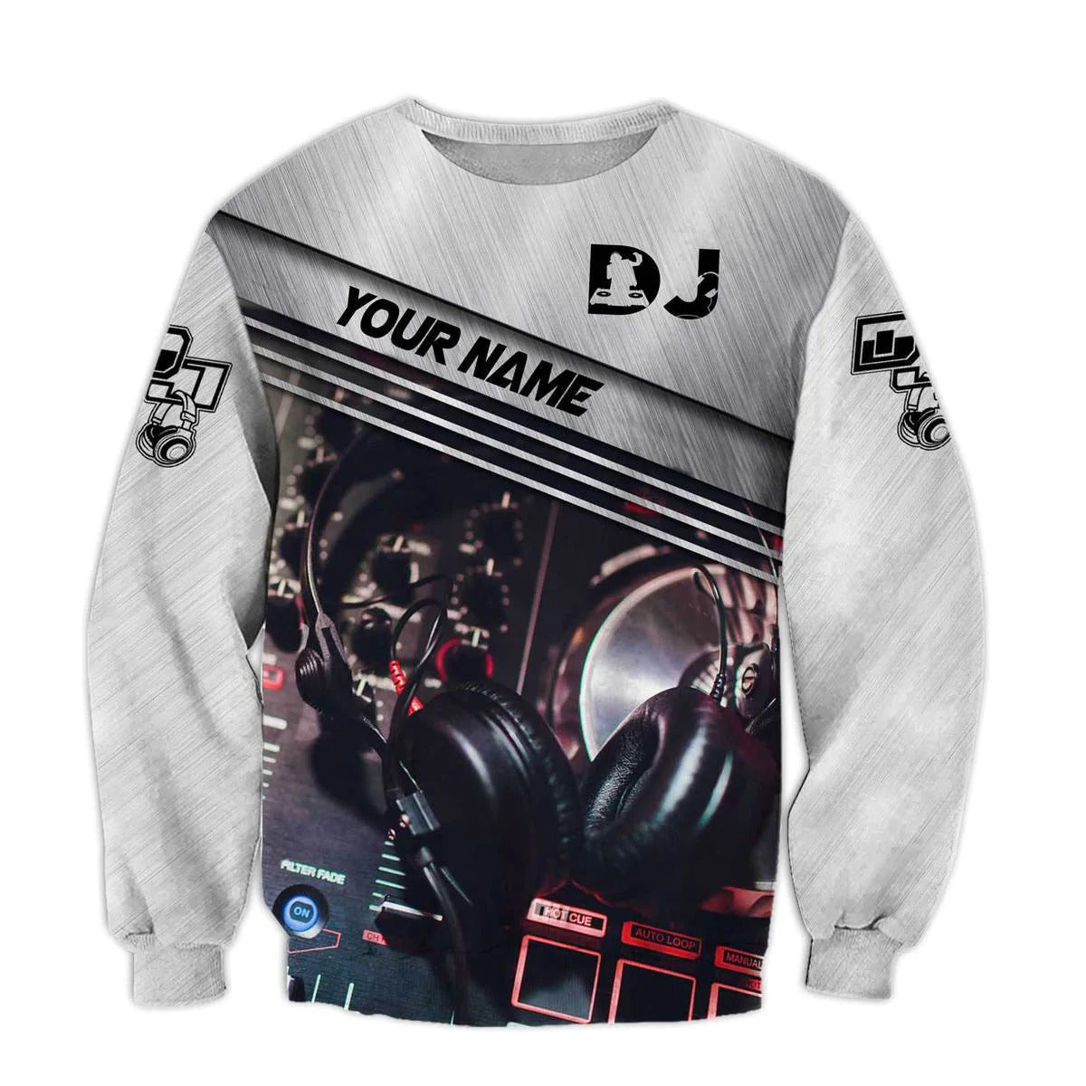 Personalized 3D All Over Print DJ Shirt, DJ Zip Hoodie, Best Gift For A DJ, DJ Party Shirt TO0076