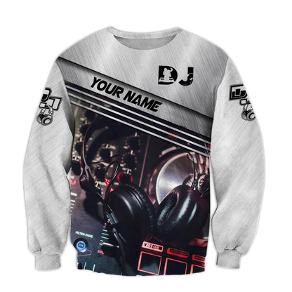 Personalized 3D All Over Print DJ Shirt, DJ Zip Hoodie, Best Gift For A DJ, DJ Party Shirt TO0076