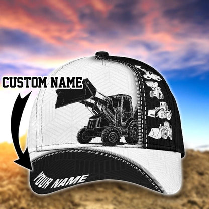 Personalized Excavator Equipment Hat, Excavator Cap for Crane Worker, Excavator Baseball Cap for Dad SO0408