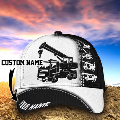 Personalized Excavator Equipment Hat, Excavator Cap for Crane Worker, Excavator Baseball Cap for Dad SO0408