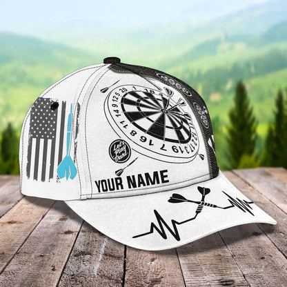 Customized Darts 3D Baseball Cap for Men and Women Who loves Dart, Gift for Dart Loves CO0015