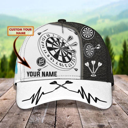 Personalized Darts Steps 3D Baseball Cap for Him, Dart Gift for His Birthday Dart Hat CO0014