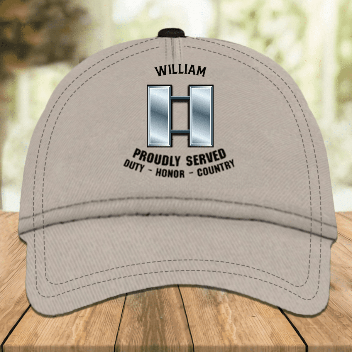 Army Veteran Personalized Classic Cap - Custom Army Ranking Baseball Cap, Army Hat Gift for Husband and Dad Army SO0035