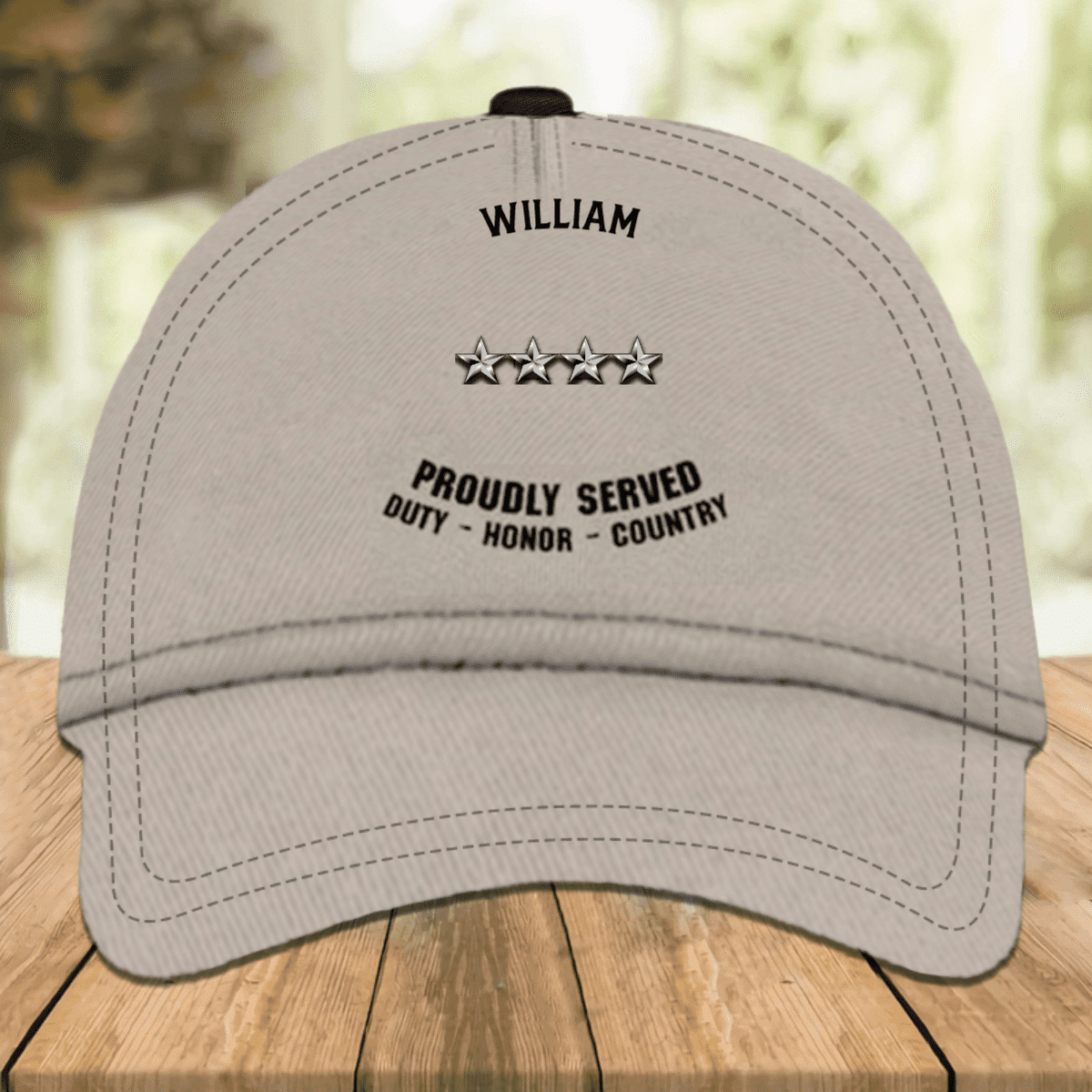 Army Veteran Personalized Classic Cap - Custom Army Ranking Baseball Cap, Army Hat Gift for Husband and Dad Army SO0035