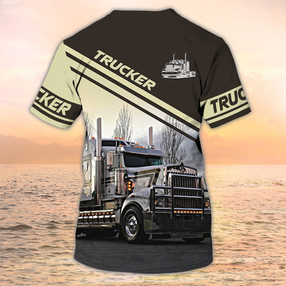 Personalized 3D Big Truck T Shirts Men Women Truck Driver Uniform TO2014