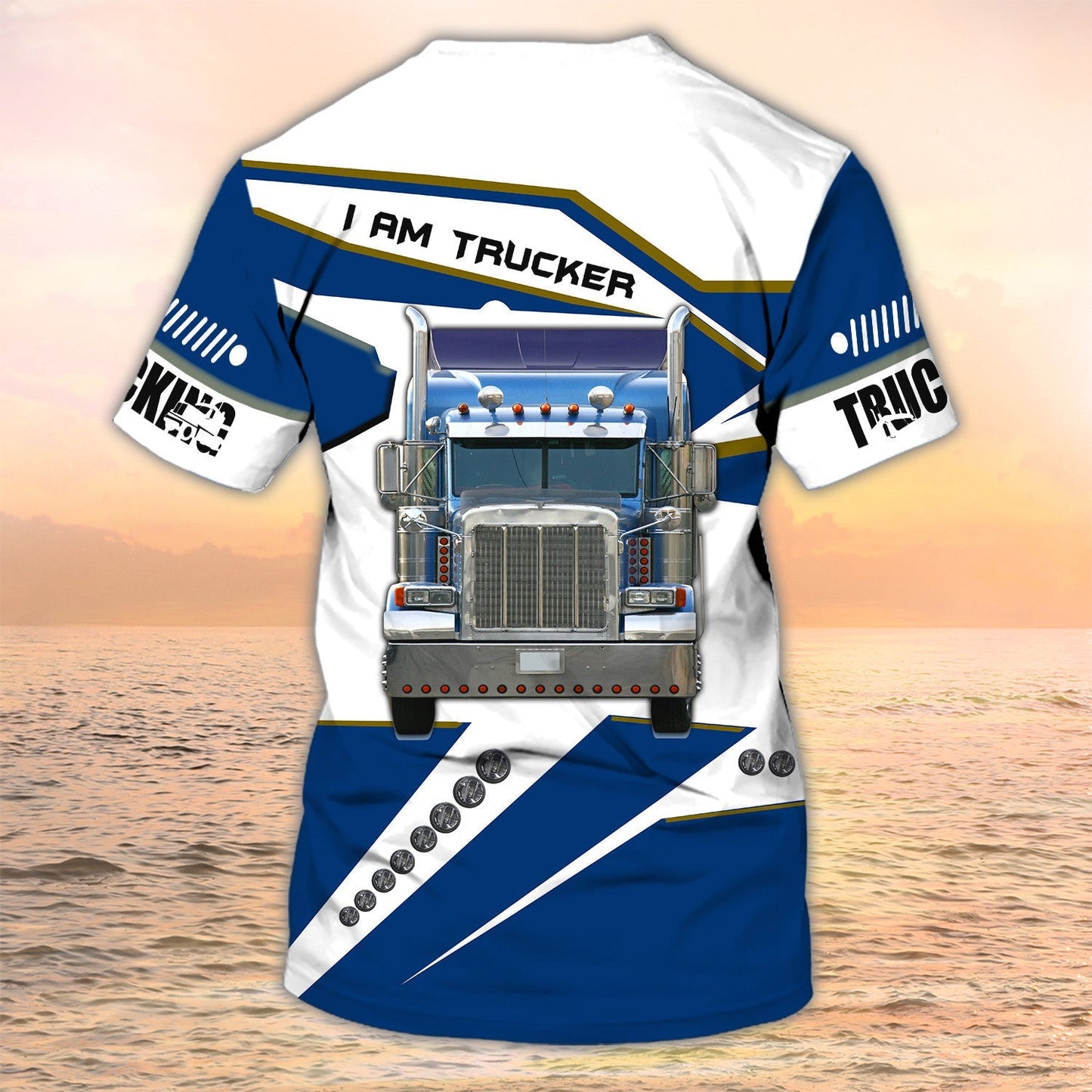 Semi Truck T Shirts Big Truck 3D All Over Print T Shirts Truck Driver Custom Shirt TO2005