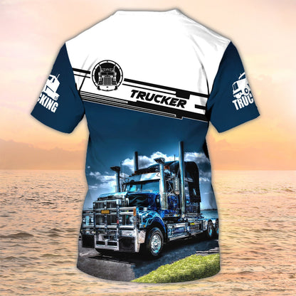 Custom Name Tow Truck Driver Shirts Big Truck T Shirts Truck Driver Gift TO2007